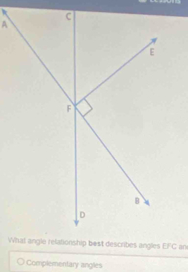 Complementary angles