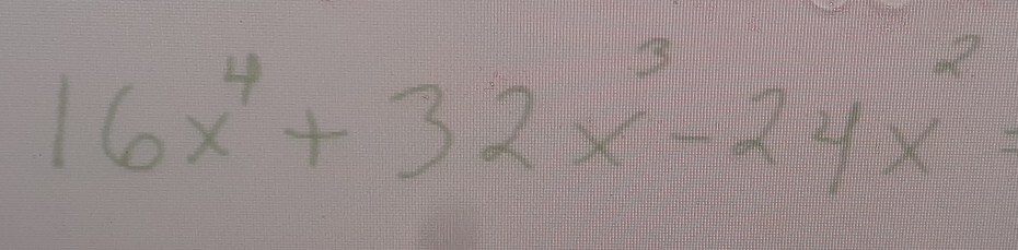 16x^4+32x^3-24x^2