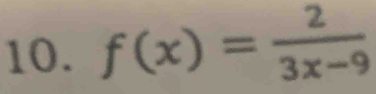 f(x)= 2/3x-9 