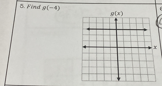 Find g(-4)