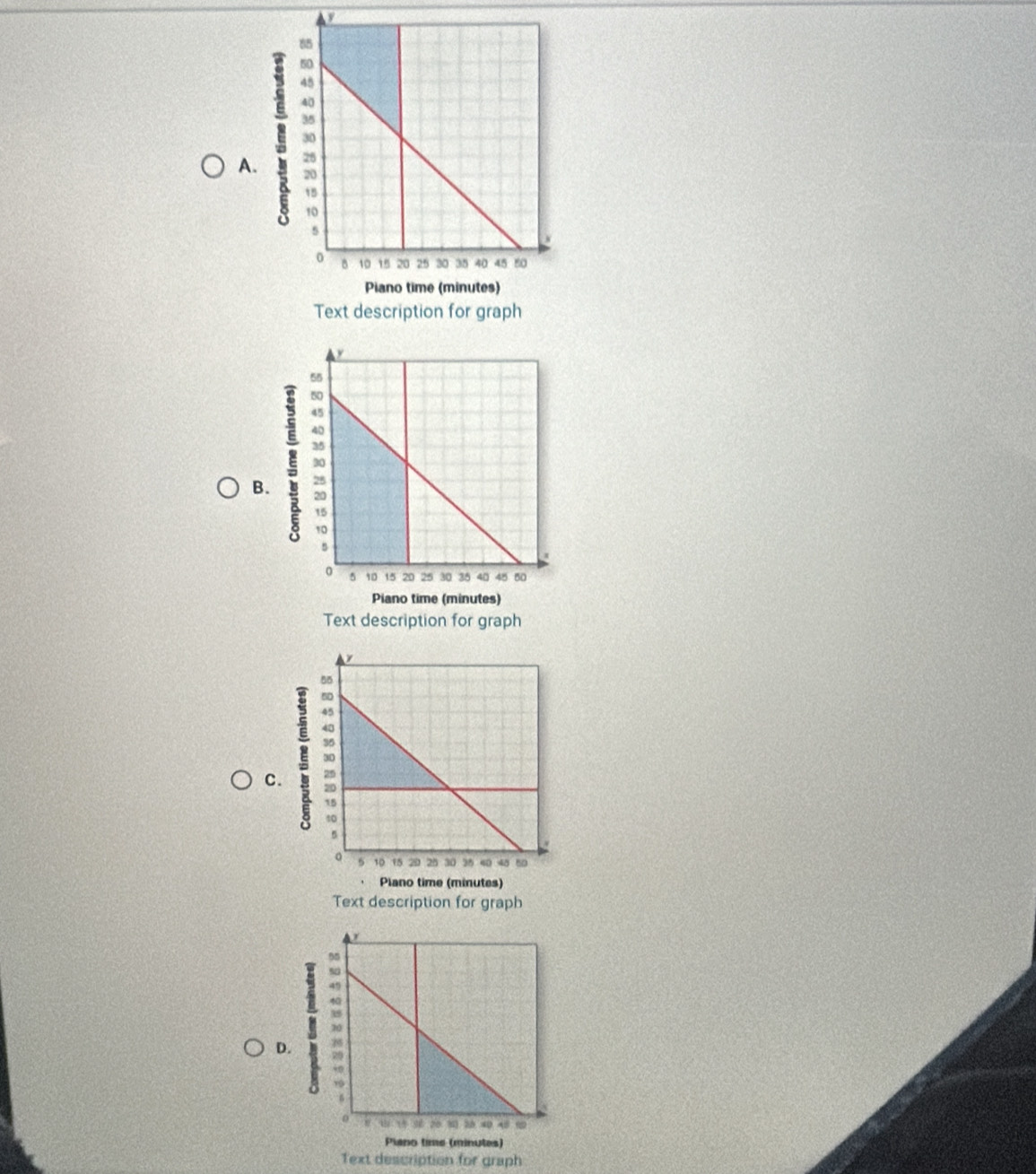 y
A. 
B. 
C. 
D. 
for graph