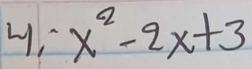 4;x^2-2x+3