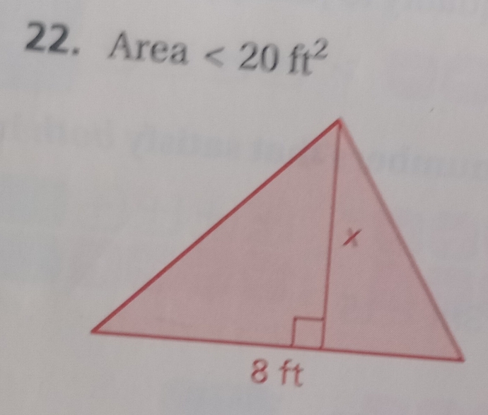 Area<20ft^2