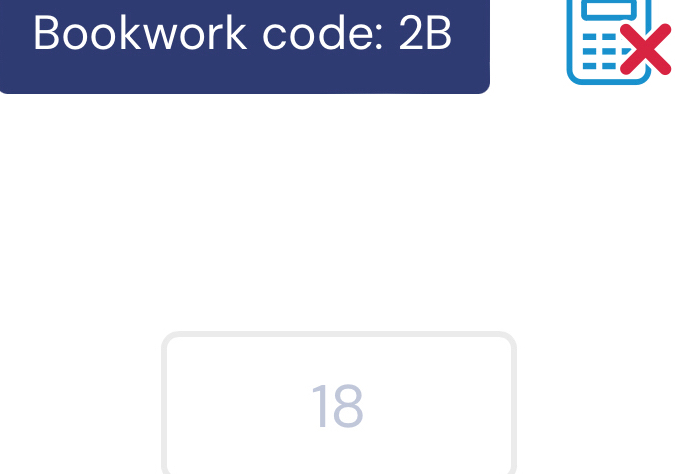 Bookwork code: 2B 
— 
18