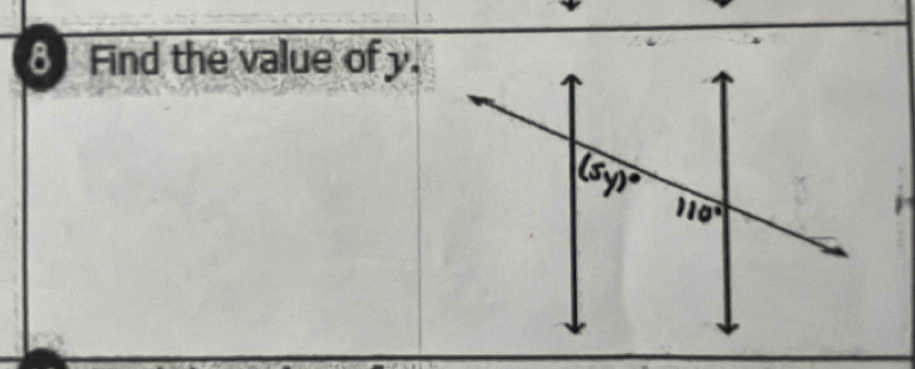 Find the value of y.