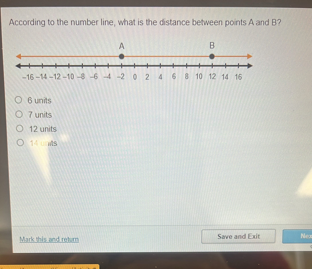 Solved: According to the number line, what is the distance between ...