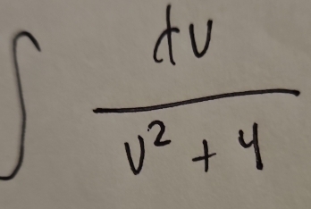 ∈t  dv/v^2+4 