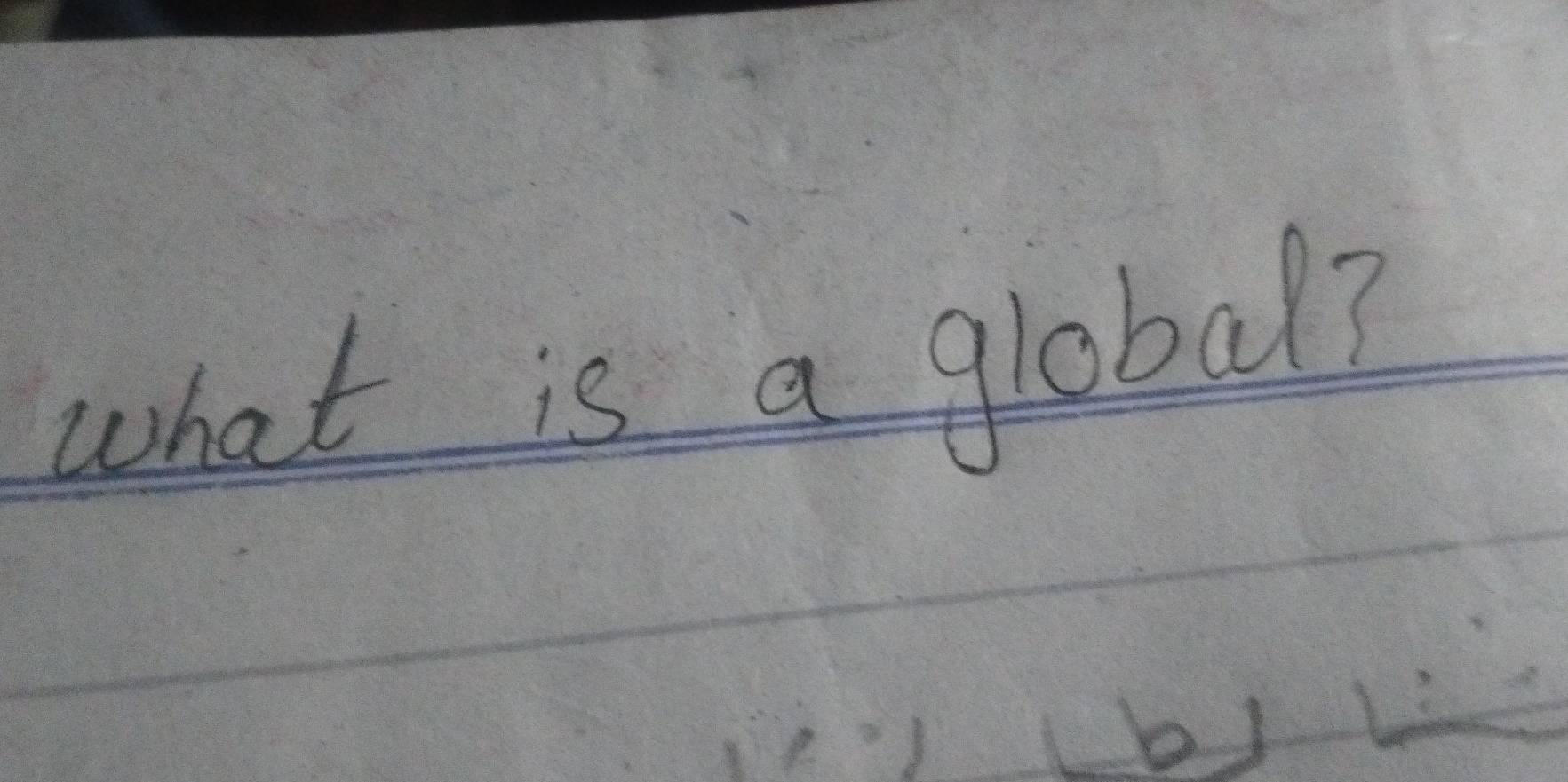 what is a global?