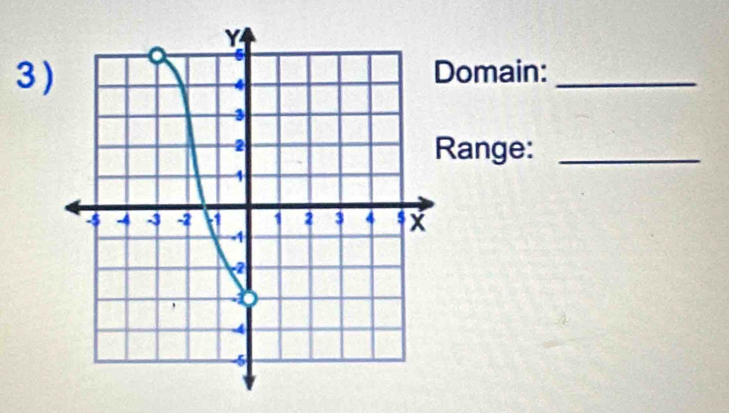 3)omain:_ 
Range:_