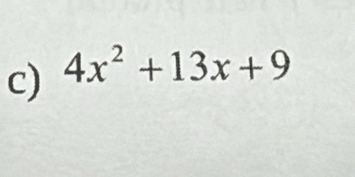 4x^2+13x+9