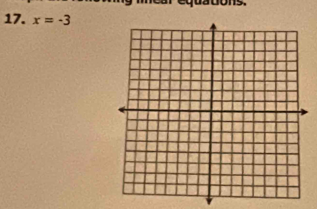 dadons. 
17. x=-3