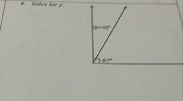 Solve for p.