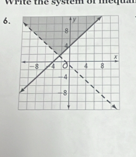 Write the system of mequan 
6.