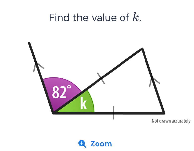 Find the value of k.
curately
Zoom