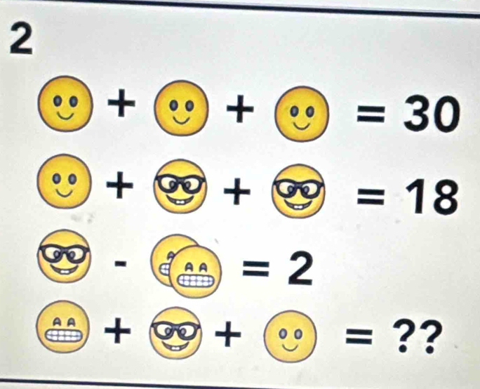 2 
||
0 J 
□ . =30
+
=18
-
=2 a
+ | = 0 - = ??