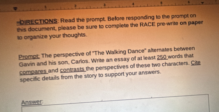 Solved: 2 3 =DIRECTIONS: Read the prompt. Before responding to the ...