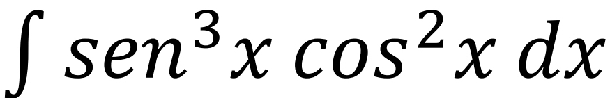 ∈t sen^3xcos^2xdx