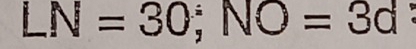 LN=30; NO=3d