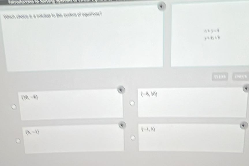 (16,-8)
(-8,10)
(a,-1)
(-1,8)