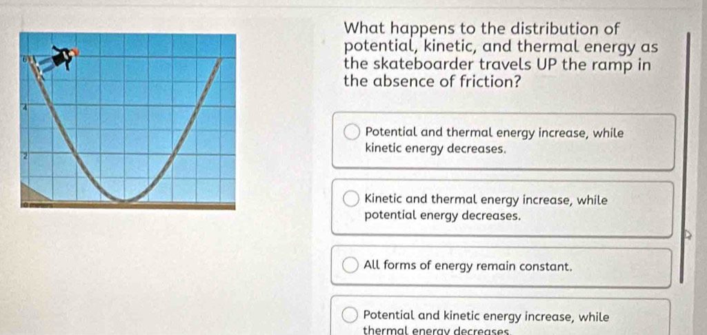 Solved: What happens to the distribution of potential, kinetic, and ...
