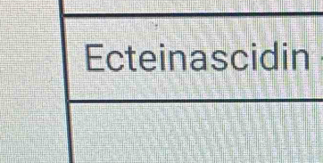 Ecteinascidin