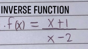 INVERSE FUNCTION