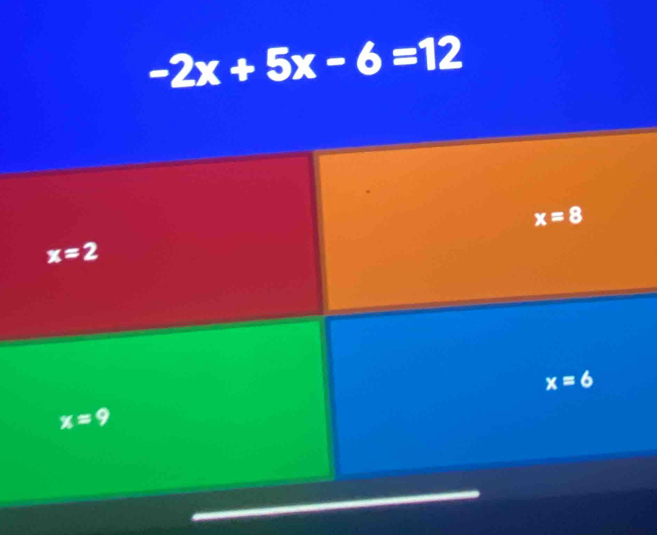 -2x+5x-6=12