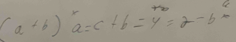 (a+b)a=c+b=4=2-b=