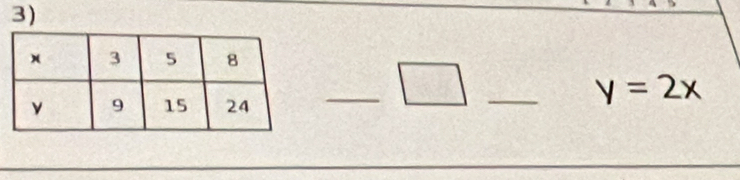 square _
y=2x