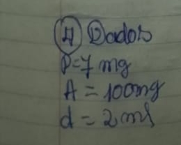 12odob
p=7mg
A=100mg
d=2ml