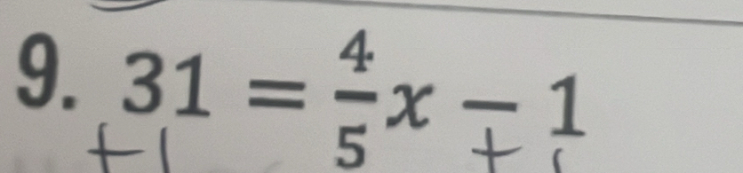 31 = ईx − 1