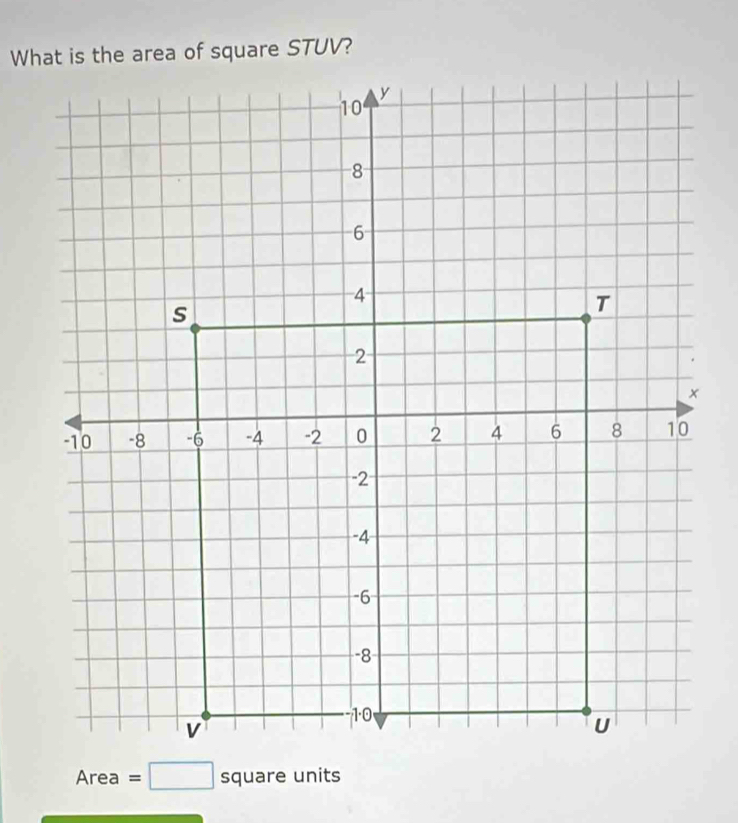 Area=□ square.  nits