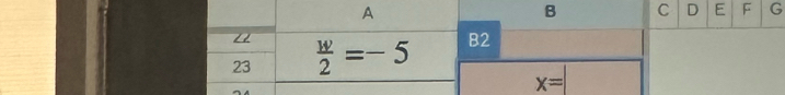 B2
x=