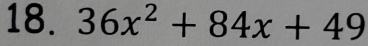 36x^2+84x+49