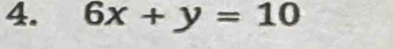 6x+y=10