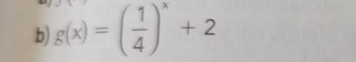 g(x)=( 1/4 )^x+2