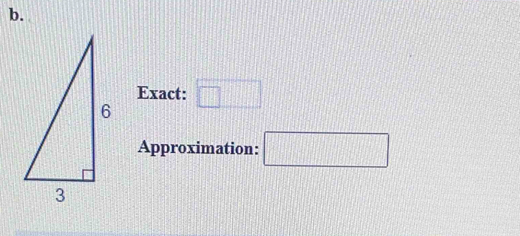 Exact: □ 
Approximation: □