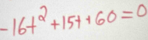 -16t^2+15t+60=0