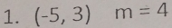 (-5,3)m=4