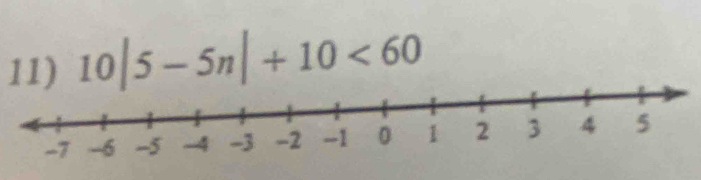 10|5-5n|+10<60</tex>