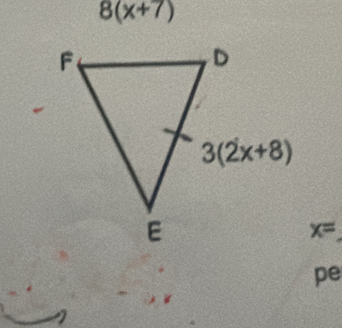 8(x+7)
x=
pe