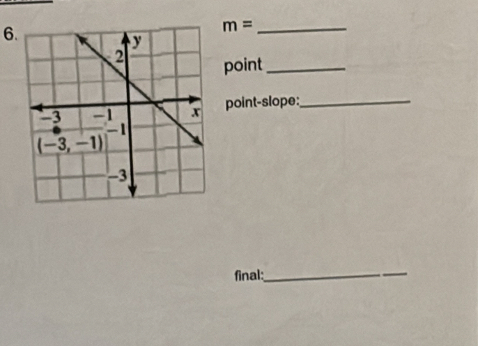 6
_ m=
point_
point-slope:_
final:_