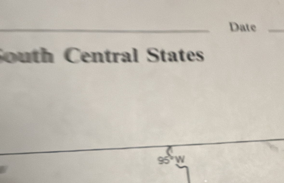 Date_ 
South Central States
95°W