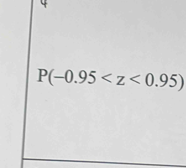 P(-0.95