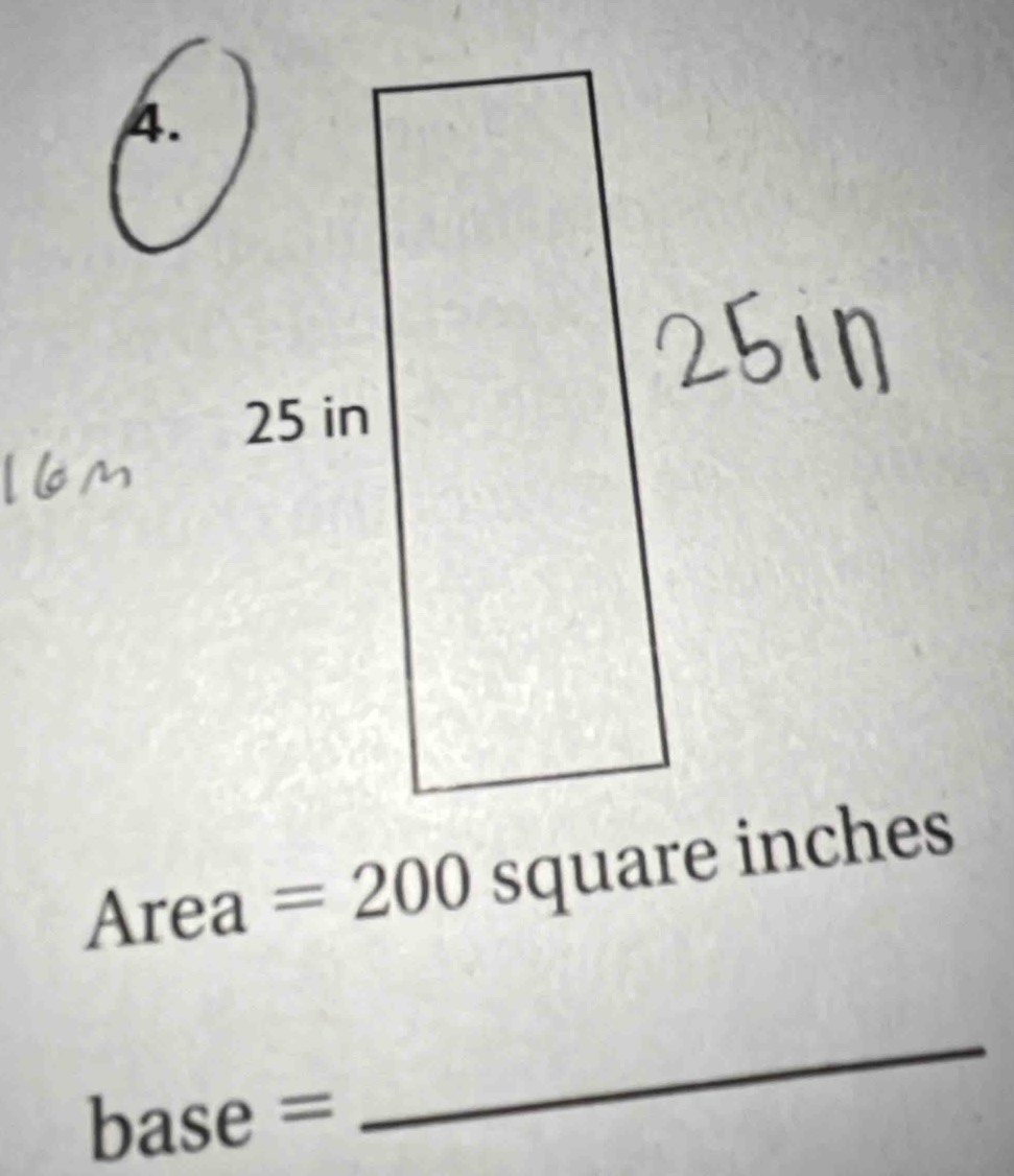 Area =200
base =
_