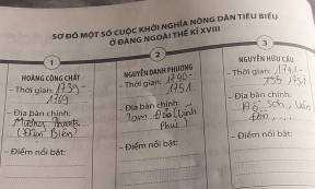 khởi nghĩa nộng dân tiêu biểu 
XVIIi 
- 
_ 
_