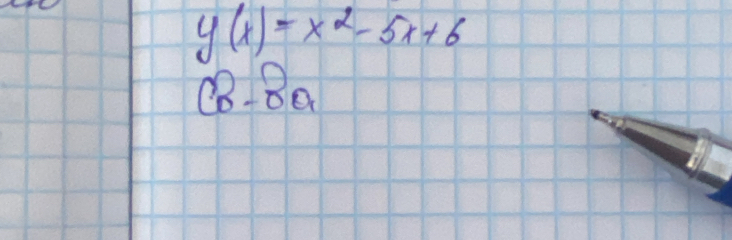 y(x)=x^2-5x+6
C^0_0-8_0