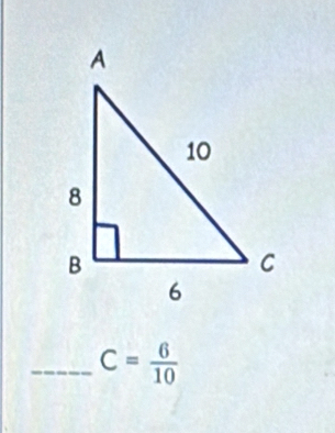 C= 6/10 