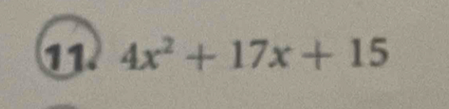 a 4x^2+17x+15