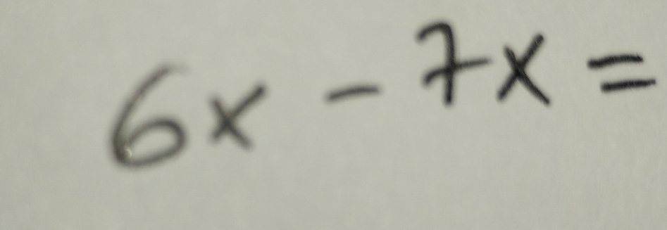 6x-7x=